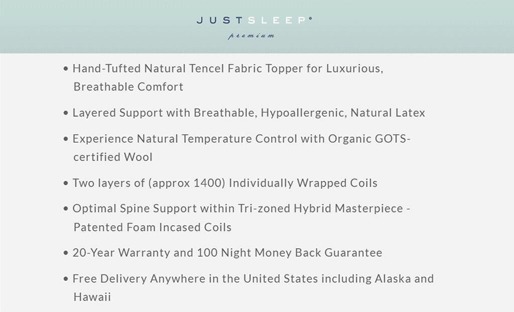 JUST SLEEP PREMIUM - Image 3